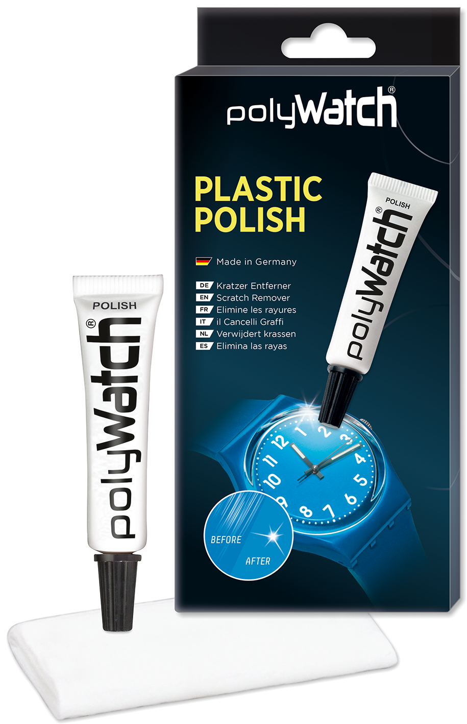 PolyWatch (Germany) Repair Polish Liquid Paste For Acrylic